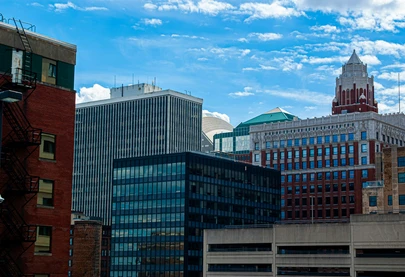 Buildings in downtown Des Moines